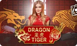 Dragon Tiger spilbillede på Hugo Casino